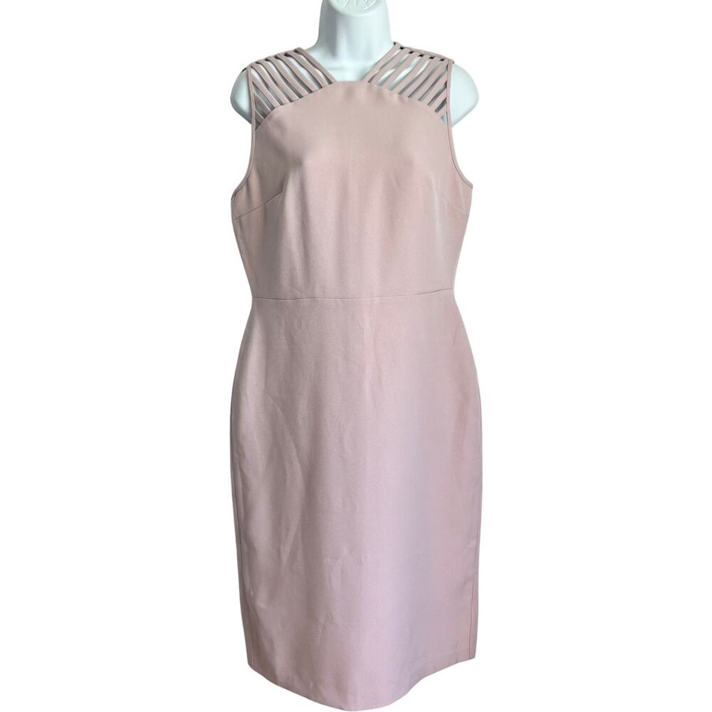 Express Shoulder Cut Out Lavender Purple Sheath Bodycon Dress Size M NEW Tags